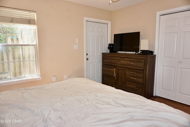 2738 W Tharpe St Unit 1103, Tallahassee, FL 32303 - bedroom with dark wood-type flooring