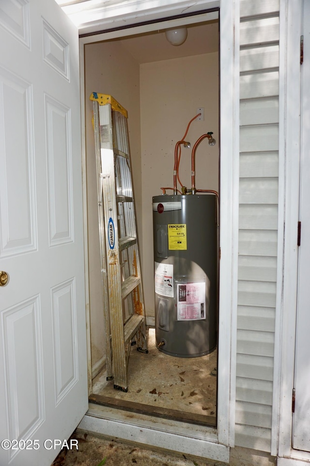 2738 W Tharpe St Unit 1103, Tallahassee, FL 32303 - utility room with electric water heater