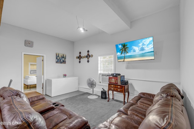 4331 Garrison Rd, Panama City, FL 32404 - carpeted living area featuring cooling unit