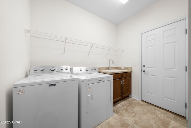8636 Conch Shell Ct, Panama City Beach, FL 32413 - washroom with washing machine and dryer and cabinet space
