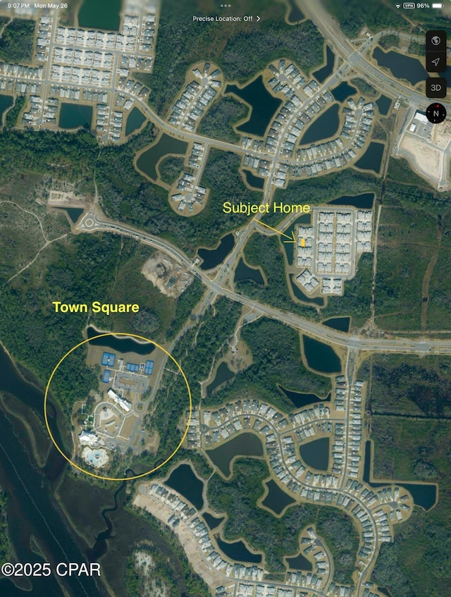 8636 Conch Shell Ct, Panama City Beach, FL 32413 - aerial view of property's location