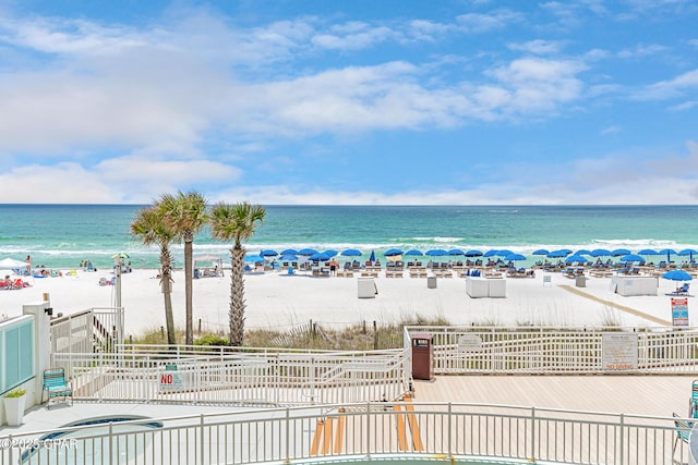 6201 Thomas Dr Unit 202, Panama City Beach, FL 32408 - water view with local beach