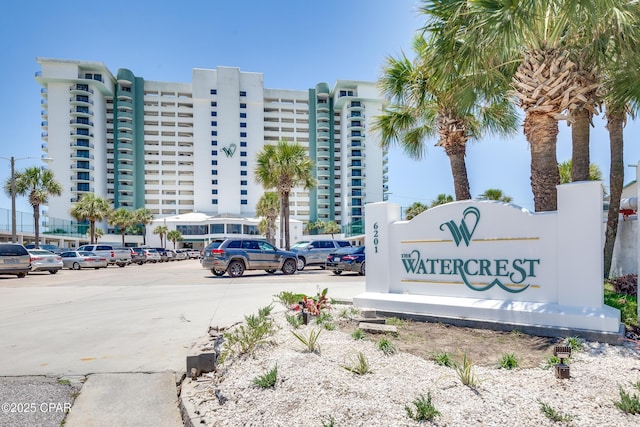 6201 Thomas Dr Unit 202, Panama City Beach, FL 32408 - community sign featuring uncovered parking