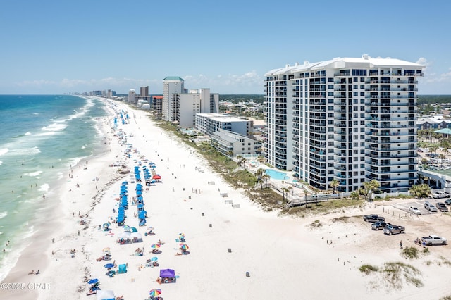6201 Thomas Dr Unit 202, Panama City Beach, FL 32408 - aerial view of extended coastline and apartment complex