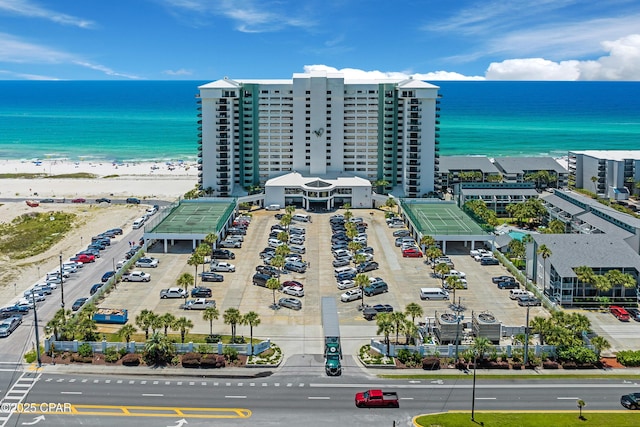 6201 Thomas Dr Unit 202, Panama City Beach, FL 32408 - bird's eye view of expansive beach