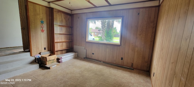1006 N Church Ave, Panama City, FL 32401 - unfurnished room featuring wooden walls and ceiling fan