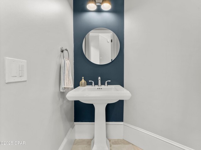 1507 Trout Ln, Panama City Beach, FL 32408 - bathroom with baseboards and tile patterned flooring