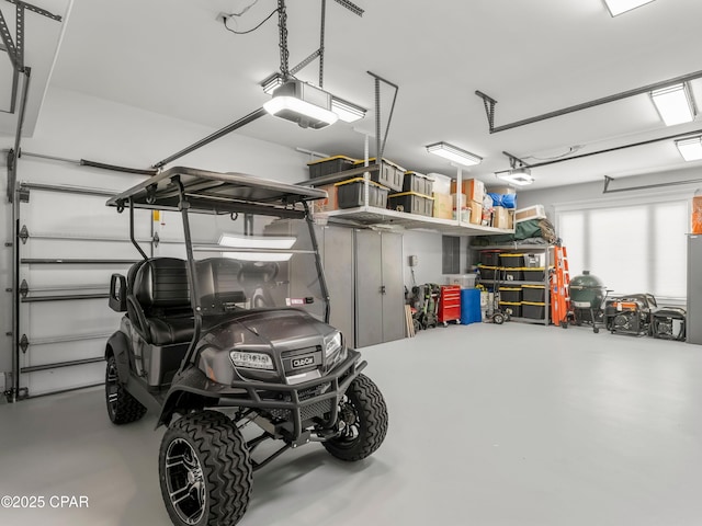 1507 Trout Ln, Panama City Beach, FL 32408 - garage featuring a garage door opener
