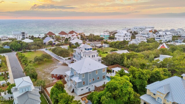 58 Hightide Way, Inlet Beach, FL 32413 - aerial view of residential area with a large body of water
