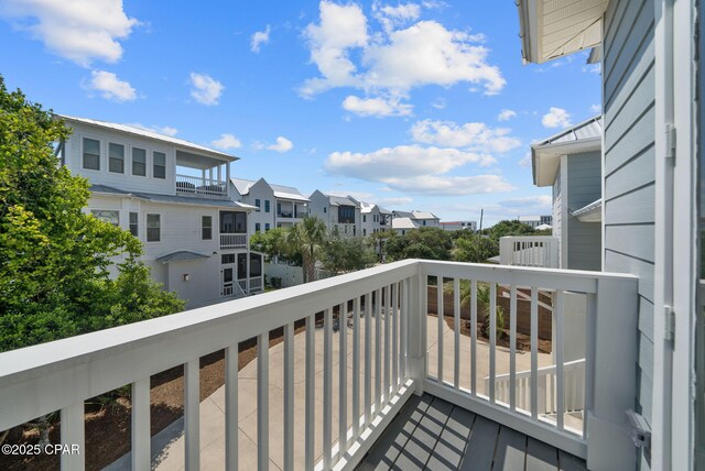 58 Hightide Way, Inlet Beach, FL 32413 - wooden deck featuring french doors and outdoor dining area