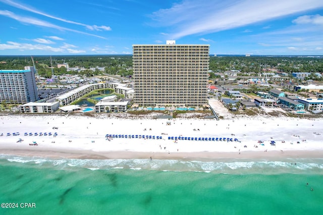 8715 Surf Dr Unit 304B, Panama City, FL 32408 - bird's eye view of unending shoreline