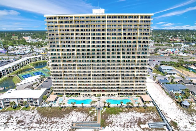 8715 Surf Dr Unit 304B, Panama City, FL 32408 - view of apartment building / complex featuring a water view