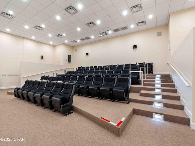 16819 Front Beach Rd Unit 2800, Panama City Beach, FL 32413 - carpeted cinema with baseboards