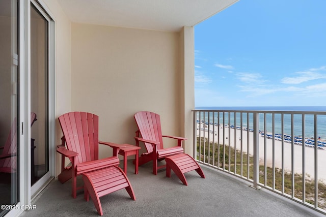 10519 Front Beach Rd Unit 601A, Panama City Beach, FL 32407 - balcony with view of water and beach
