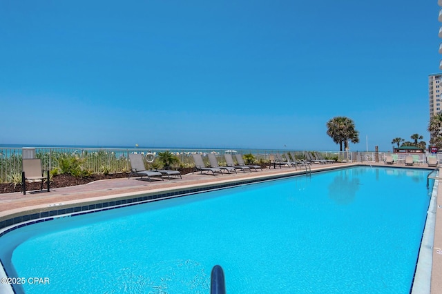 10519 Front Beach Rd Unit 601A, Panama City Beach, FL 32407 - community pool with a patio