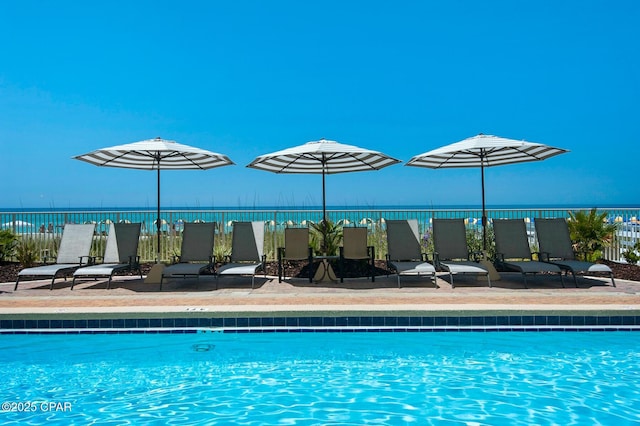 10519 Front Beach Rd Unit 601A, Panama City Beach, FL 32407 - community pool featuring a water view
