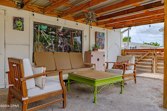 5821 S Lagoon Dr, Panama City, FL 32408 - view of patio / terrace