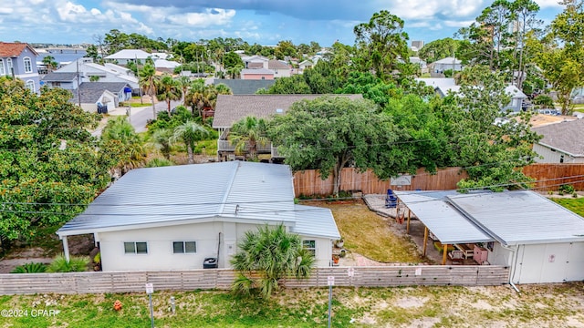 5821 S Lagoon Dr, Panama City, FL 32408 - aerial perspective of suburban area