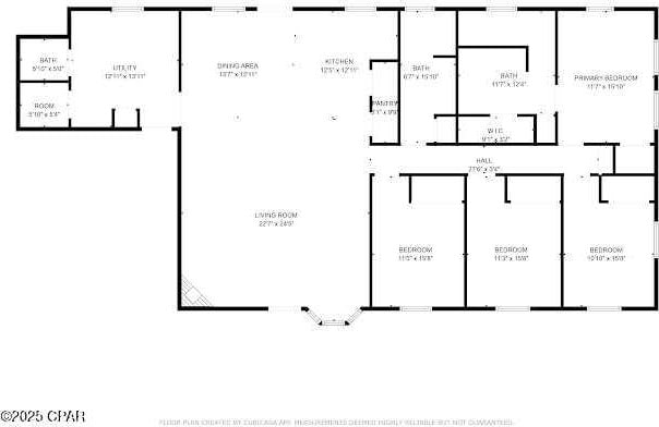2921 Ambus Ln, Chipley, FL 32428 - home floor plan