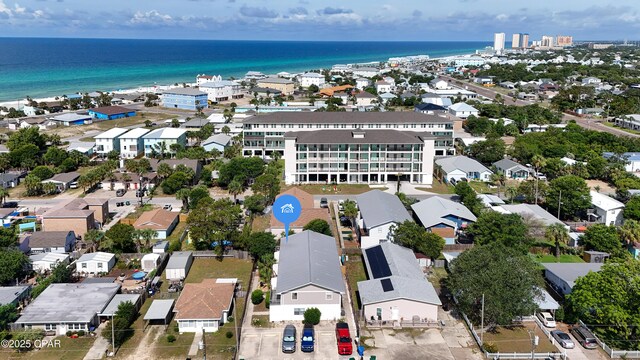 612 Laurel St Unit D, Panama City Beach, FL 32407 - aerial view of residential area with a nearby body of water
