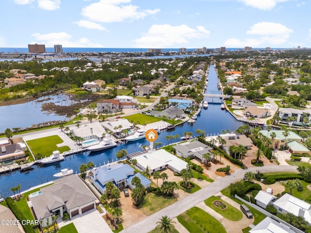 1110 Redfish Cir, Panama City, FL 32408 - aerial perspective of suburban area featuring a nearby body of water