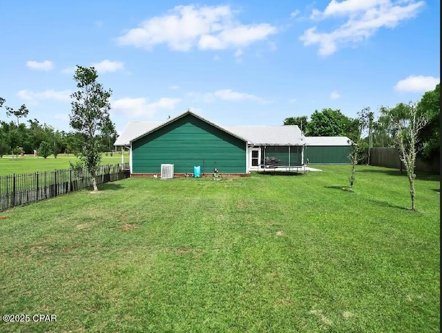 21382 NW Paradise Ln, Altha, FL 32421 - view of yard with cooling unit