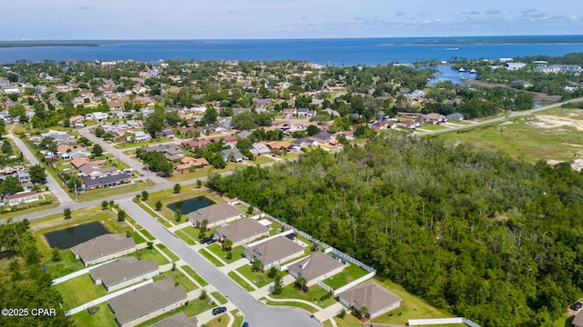 2012 Frankford Point Rd, Panama City, FL 32405 - aerial perspective of suburban area with a large body of water