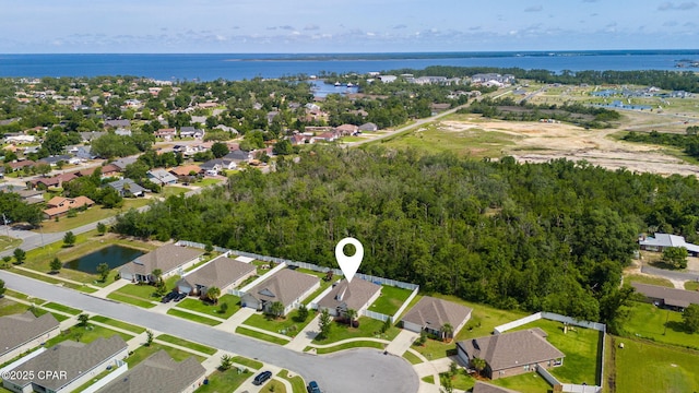 2012 Frankford Point Rd, Panama City, FL 32405 - aerial view of property and surrounding area featuring a nearby body of water and nearby suburban area