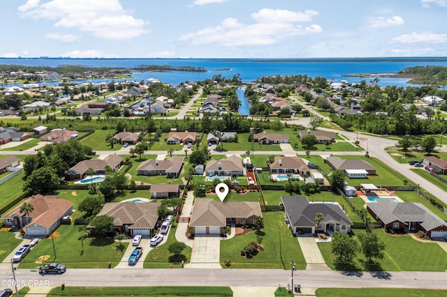 1406 New Jersey Ave, Lynn Haven, FL 32444 - aerial view of residential area with a nearby body of water