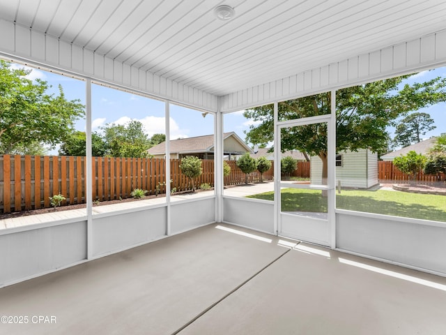 1406 New Jersey Ave, Lynn Haven, FL 32444 - view of unfurnished sunroom