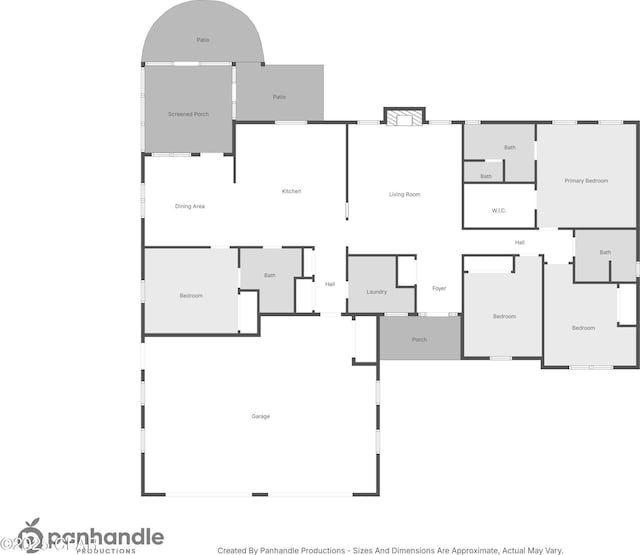 1406 New Jersey Ave, Lynn Haven, FL 32444 - floor plan / room layout