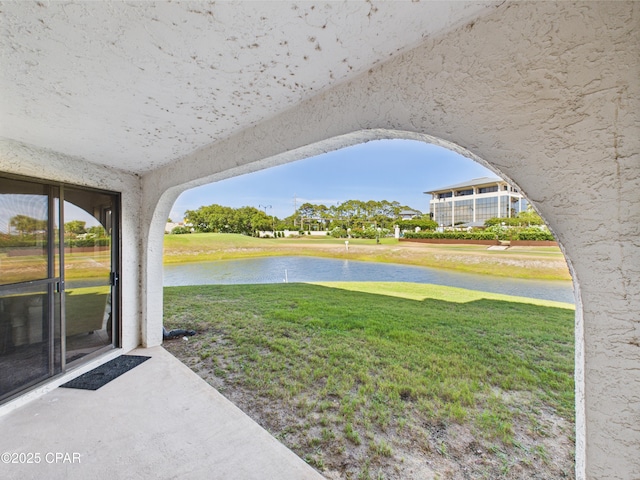 520 N Richard Jackson Blvd Unit 1301, Panama City Beach, FL 32407 - view of green lawn with a water view