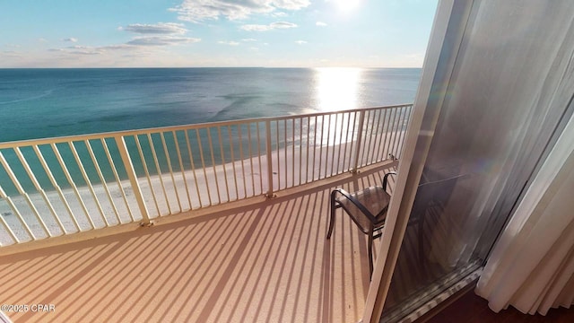 16819 Front Beach Rd Unit 903, Panama City Beach, FL 32413 - balcony with view of water and beach