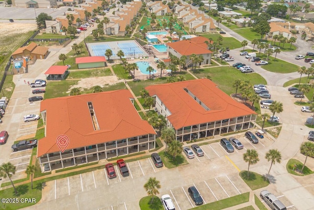 17462 Front Beach Rd Unit 11C1, Panama City Beach, FL 32413 - drone / aerial view of a pool