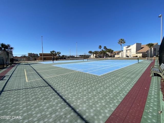 17462 Front Beach Rd Unit 11C1, Panama City Beach, FL 32413 - view of tennis court