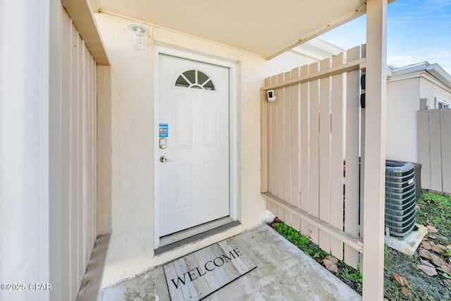 17462 Front Beach Rd Unit 11C1, Panama City Beach, FL 32413 - view of exterior entry with cooling unit
