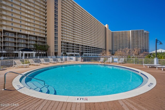9902 S Thomas Dr Unit 237, Panama City Beach, FL 32408 - view of community pool