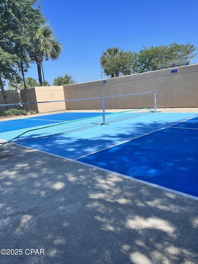 9902 S Thomas Dr Unit 237, Panama City Beach, FL 32408 - view of tennis court