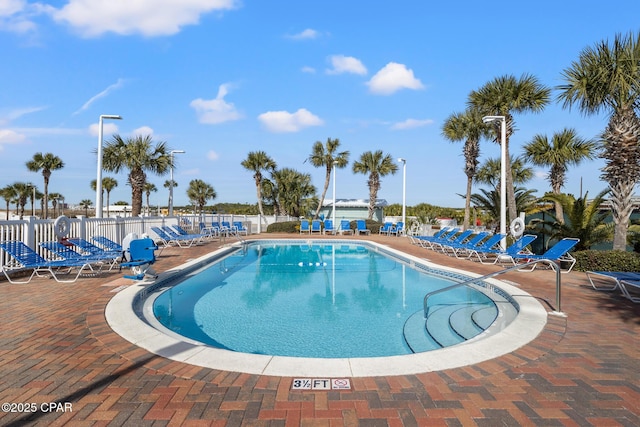 23223 Front Beach Rd Unit C3-602, Panama City Beach, FL 32413 - community pool featuring a patio