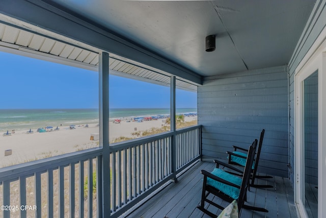 17735 Front Beach Rd Unit 2, Panama City Beach, FL 32413 - balcony featuring view of water and beach