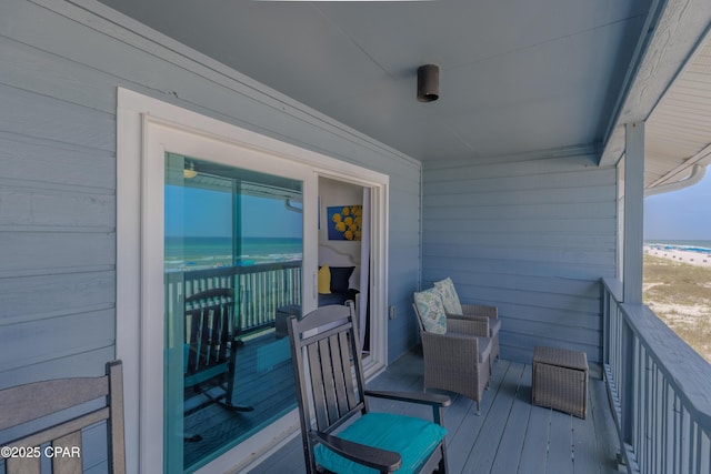 17735 Front Beach Rd Unit 2, Panama City Beach, FL 32413 - balcony featuring view of water and beach