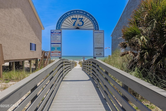 17735 Front Beach Rd Unit 2, Panama City Beach, FL 32413 - view of home's community with view of water and beach