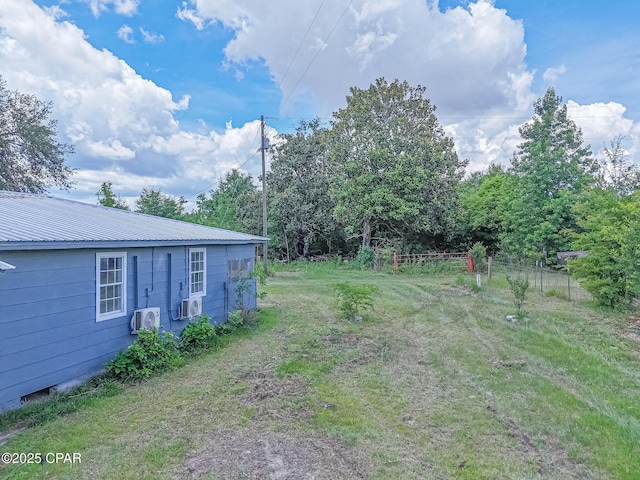 25966 George Maloy Ln, Altha, FL 32421 - view of yard with a cooling unit