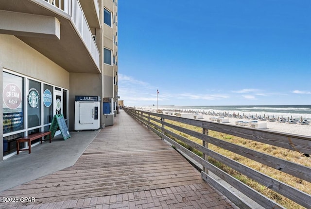 16819 Front Beach Rd Unit 2309, Panama City Beach, FL 32413 - view of home's community with view of water and beach and washer / clothes dryer