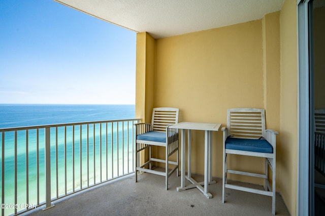 17545 Front Beach Rd Unit 2004, Panama City Beach, FL 32413 - balcony featuring a water view