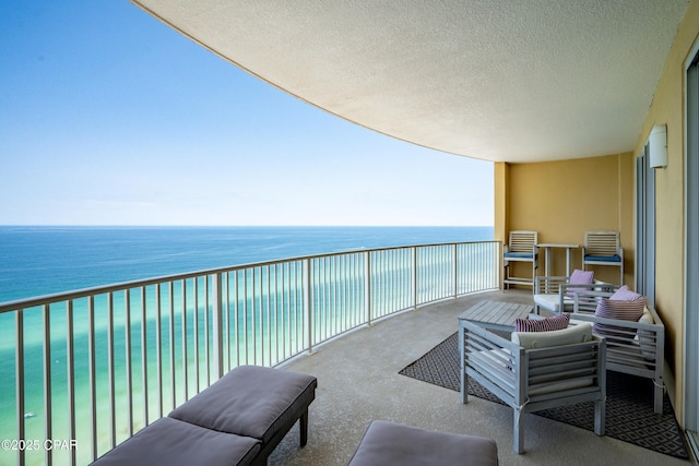 17545 Front Beach Rd Unit 2004, Panama City Beach, FL 32413 - balcony with a water view