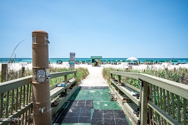 17545 Front Beach Rd Unit 2004, Panama City Beach, FL 32413 - surrounding community featuring view of water and beach