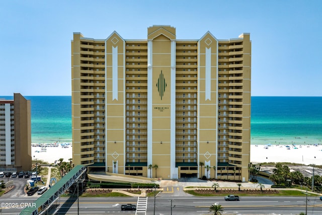 17545 Front Beach Rd Unit 2004, Panama City Beach, FL 32413 - view of apartment building / complex featuring view of water and beach