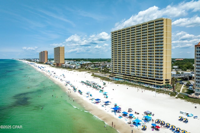 17545 Front Beach Rd Unit 2004, Panama City Beach, FL 32413 - bird's eye view of expansive beach