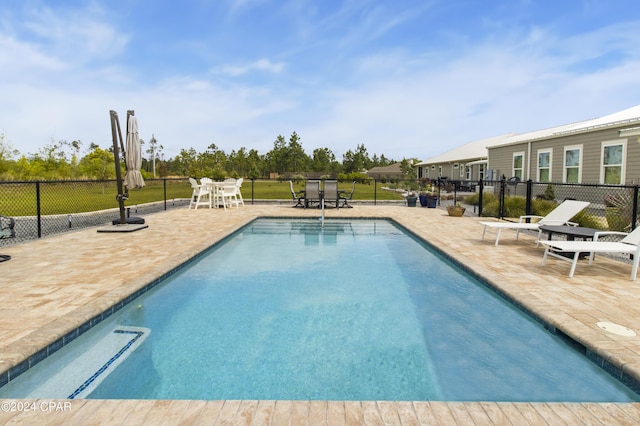 290 Rudys Blaze, Wewahitchka, FL 32465 - view of swimming pool with a patio and outdoor dining space